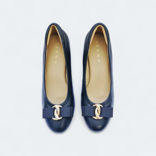 Penny Lambskin Leather High Heels