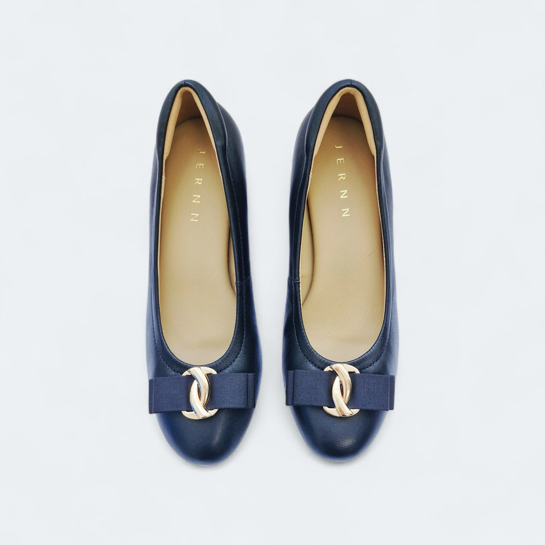 Penny Lambskin Leather High Heels