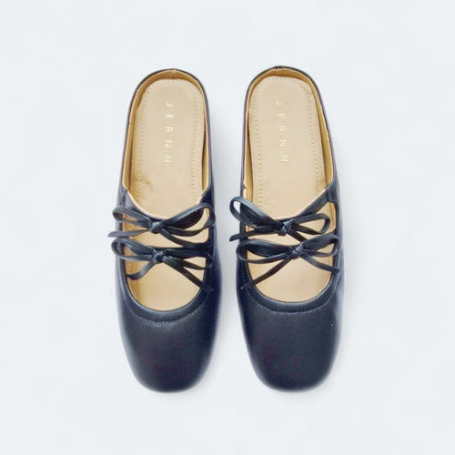 Olive Casual Leather Flats