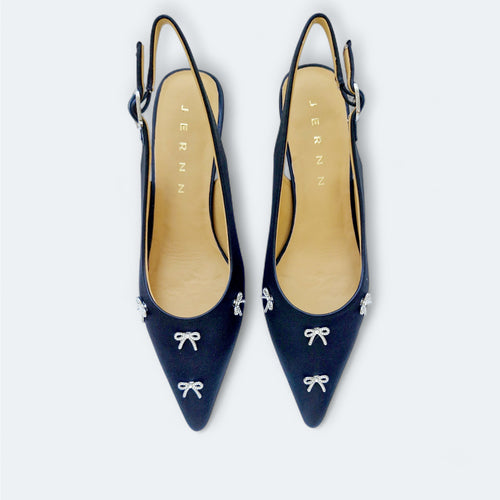Charlie Ribbon Low Heels