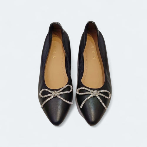 Huda Metallic Flats