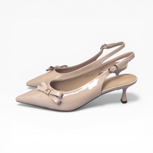 Load image into Gallery viewer, Veron Patent Slingback Heels
