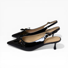 Load image into Gallery viewer, Veron Patent Slingback Heels
