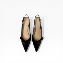 Load image into Gallery viewer, Veron Patent Slingback Heels

