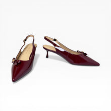 Load image into Gallery viewer, Veron Patent Slingback Heels
