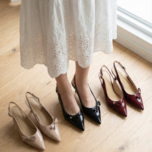Load image into Gallery viewer, Veron Patent Slingback Heels

