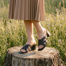 Load image into Gallery viewer, Maddie Low Heel Sandals
