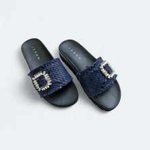 Load image into Gallery viewer, Sirena Handwoven Slide Sandals
