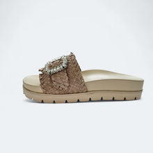 Load image into Gallery viewer, Sirena Handwoven Slide Sandals
