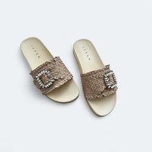 Load image into Gallery viewer, Sirena Handwoven Slide Sandals
