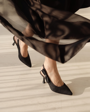 Load image into Gallery viewer, Louise Bow Slingbacks

