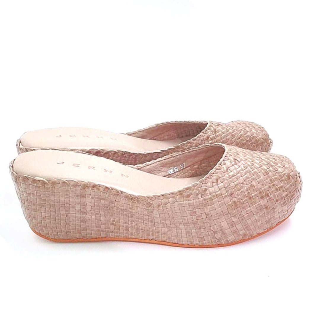 Handwoven Square Front wedges - 28288