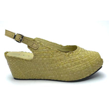 Load image into Gallery viewer, Pre-order Handwoven Square Front wedges with Slingback - 28289
